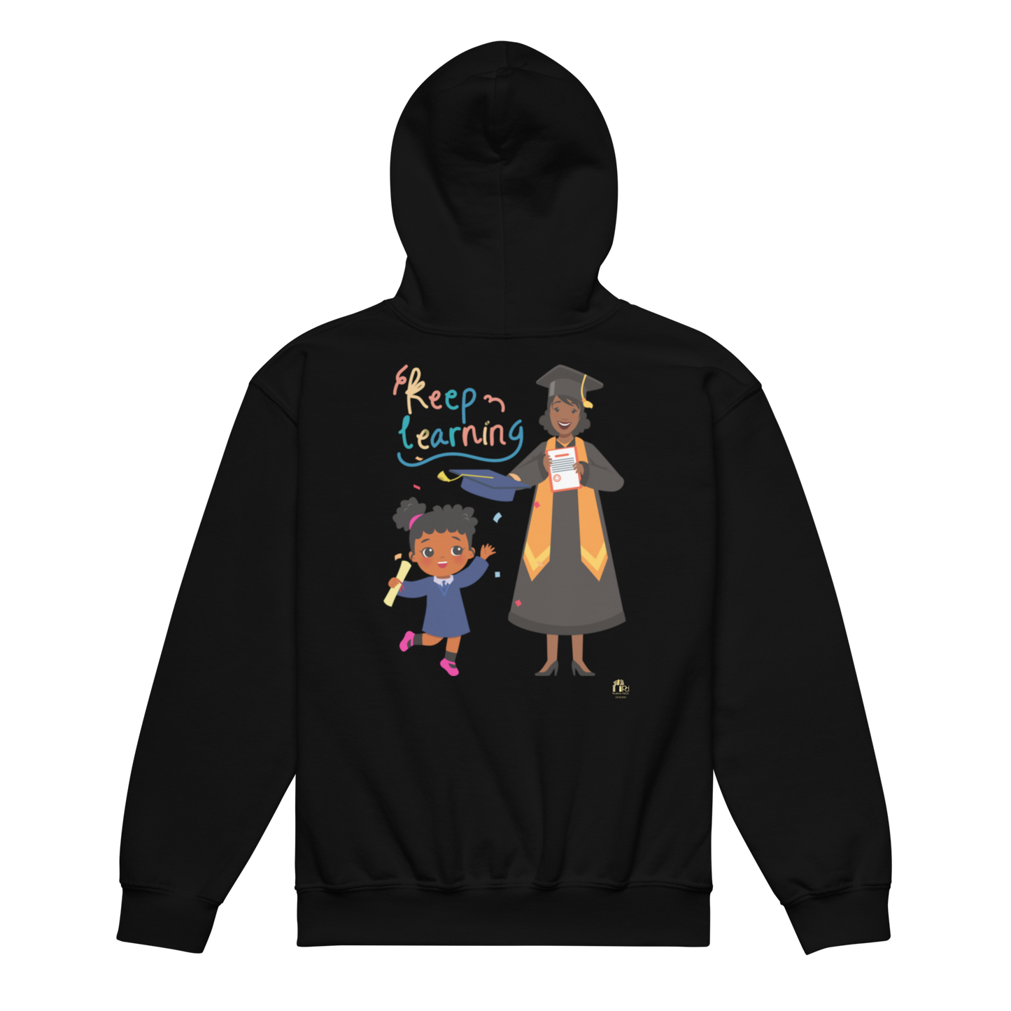 Future HBCU Graduate "Keep Rising" Youth  Hoodie for Girls