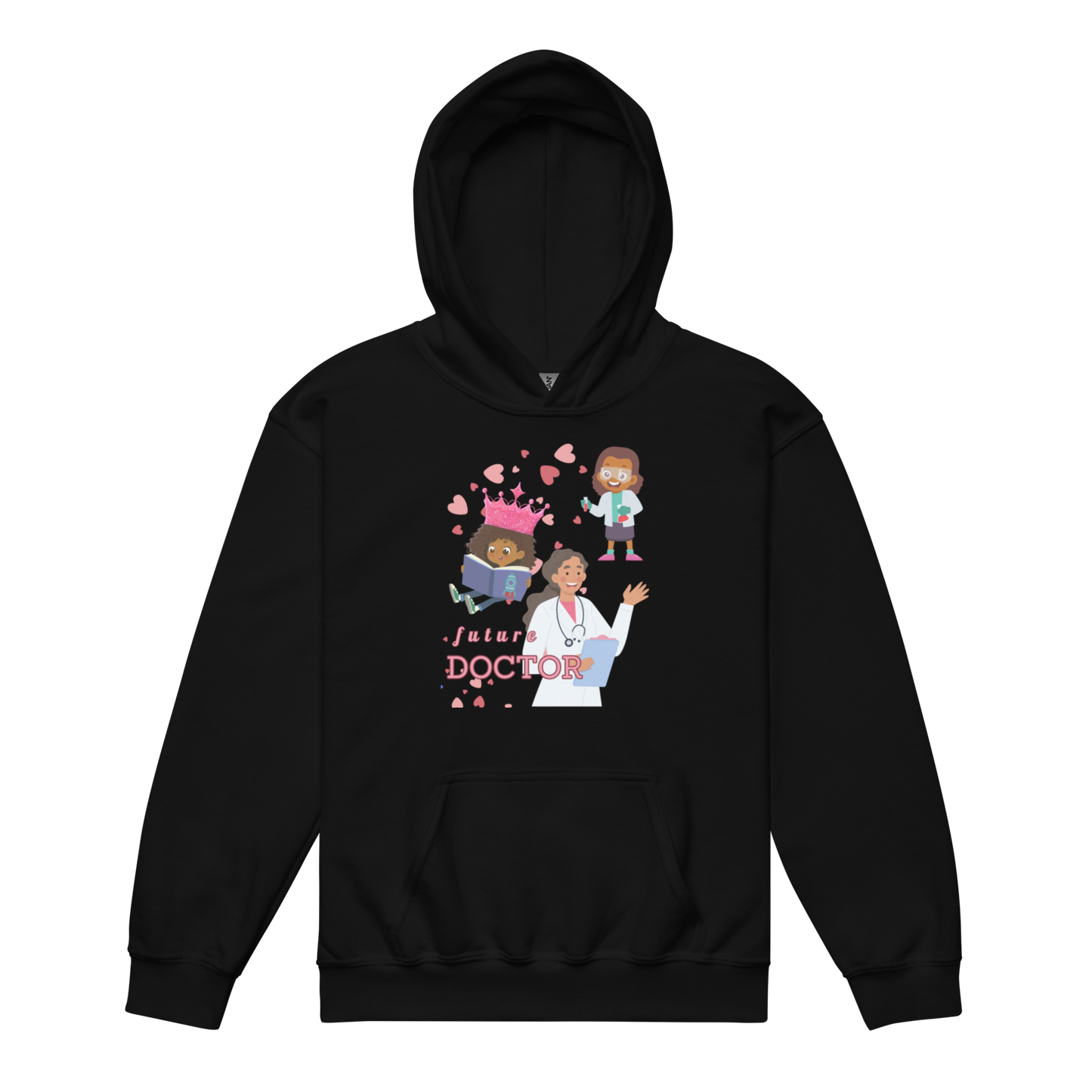 Future Doctor Youth  Hoodie for Girls