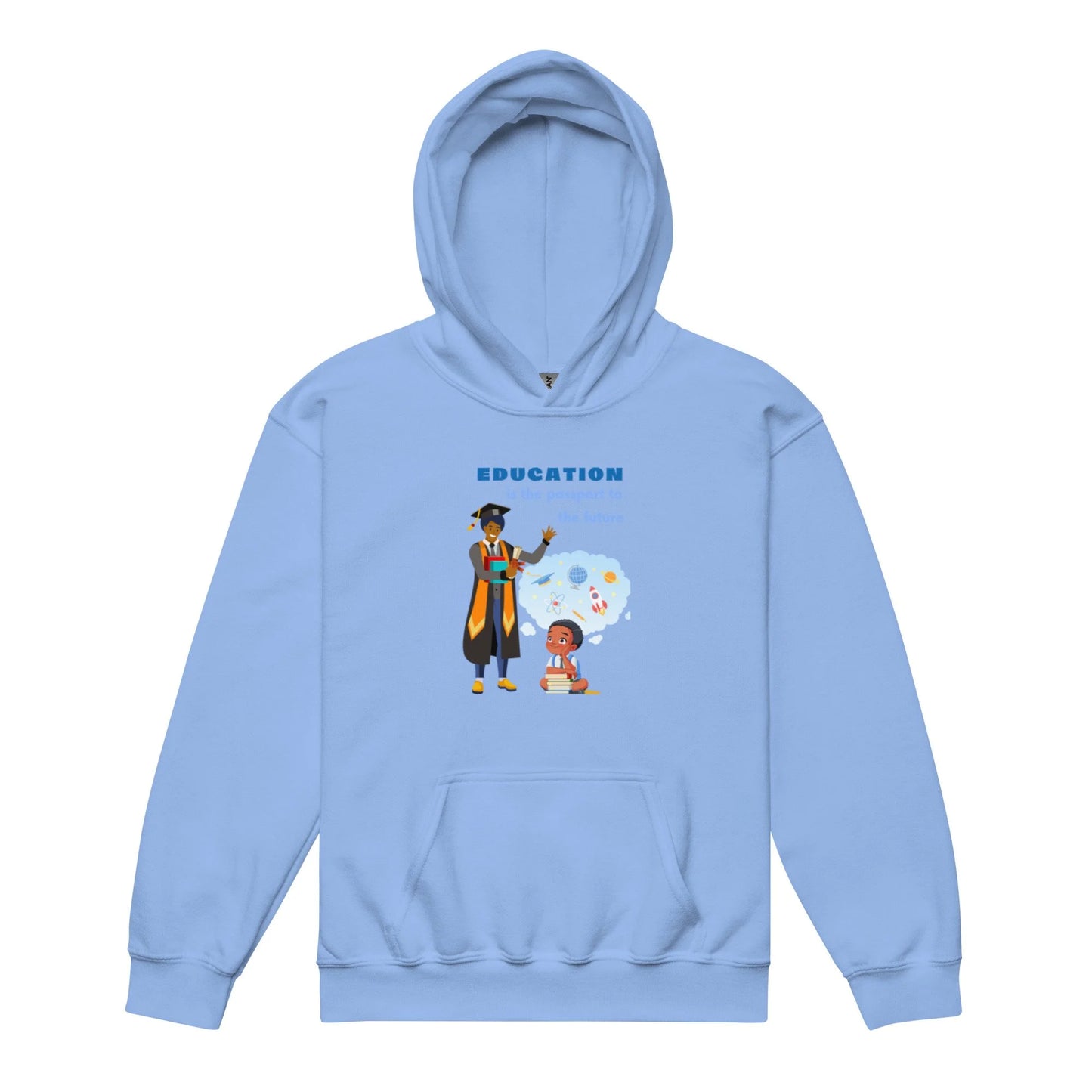 Education Is Key Youth Hoodie for Boys
