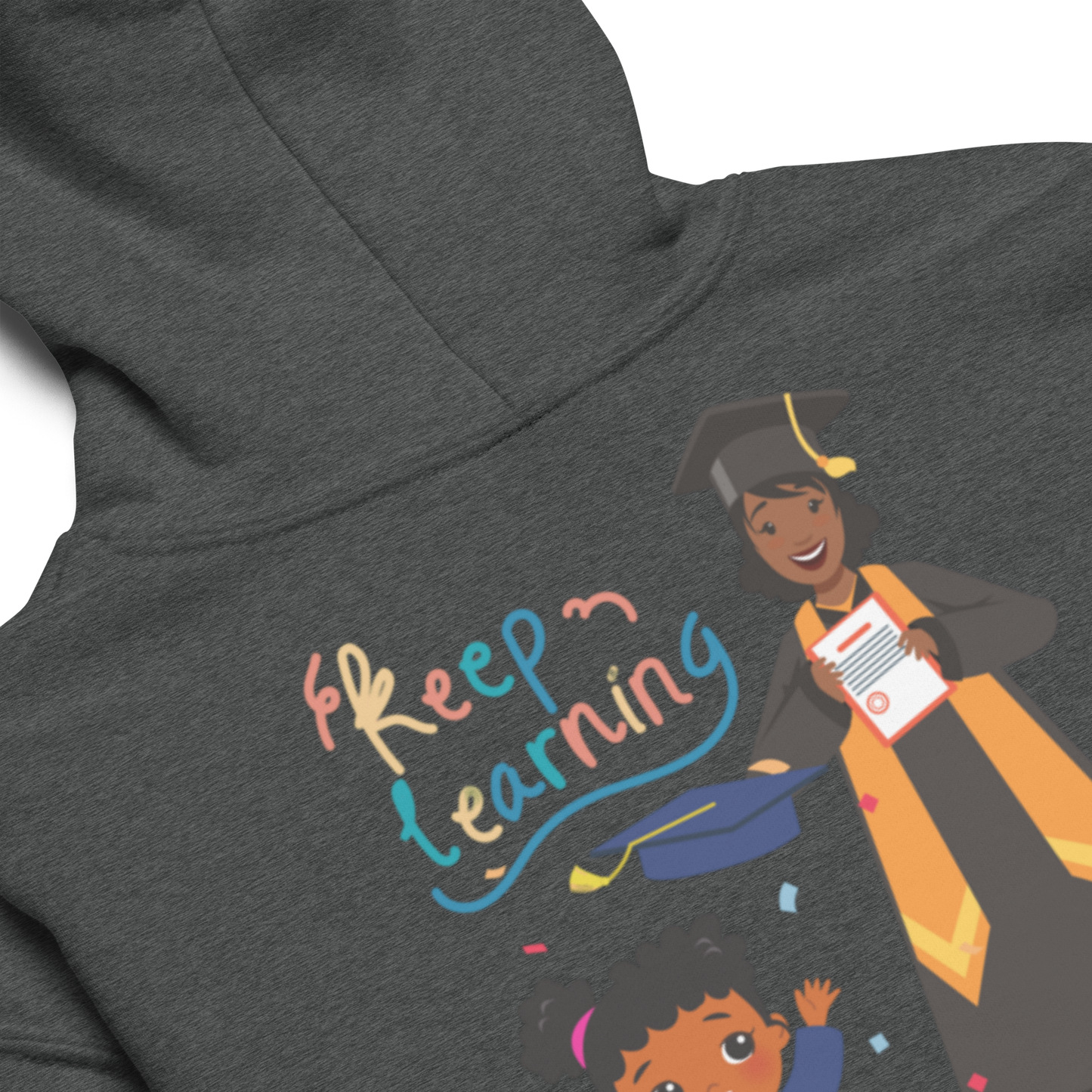Future HBCU Graduate "Keep Rising" Youth  Hoodie for Girls