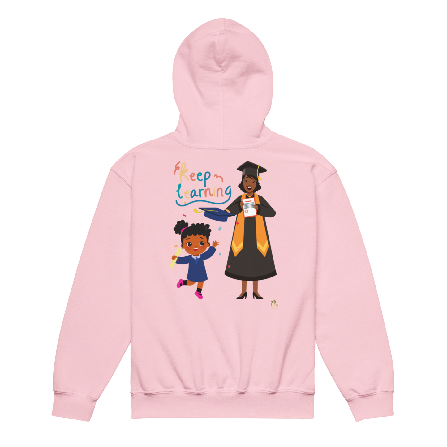 Future HBCU Graduate "Keep Rising" Youth  Hoodie for Girls