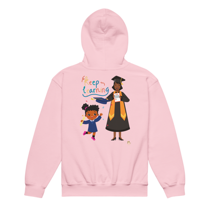 Future HBCU Graduate "Keep Rising" Youth  Hoodie for Girls