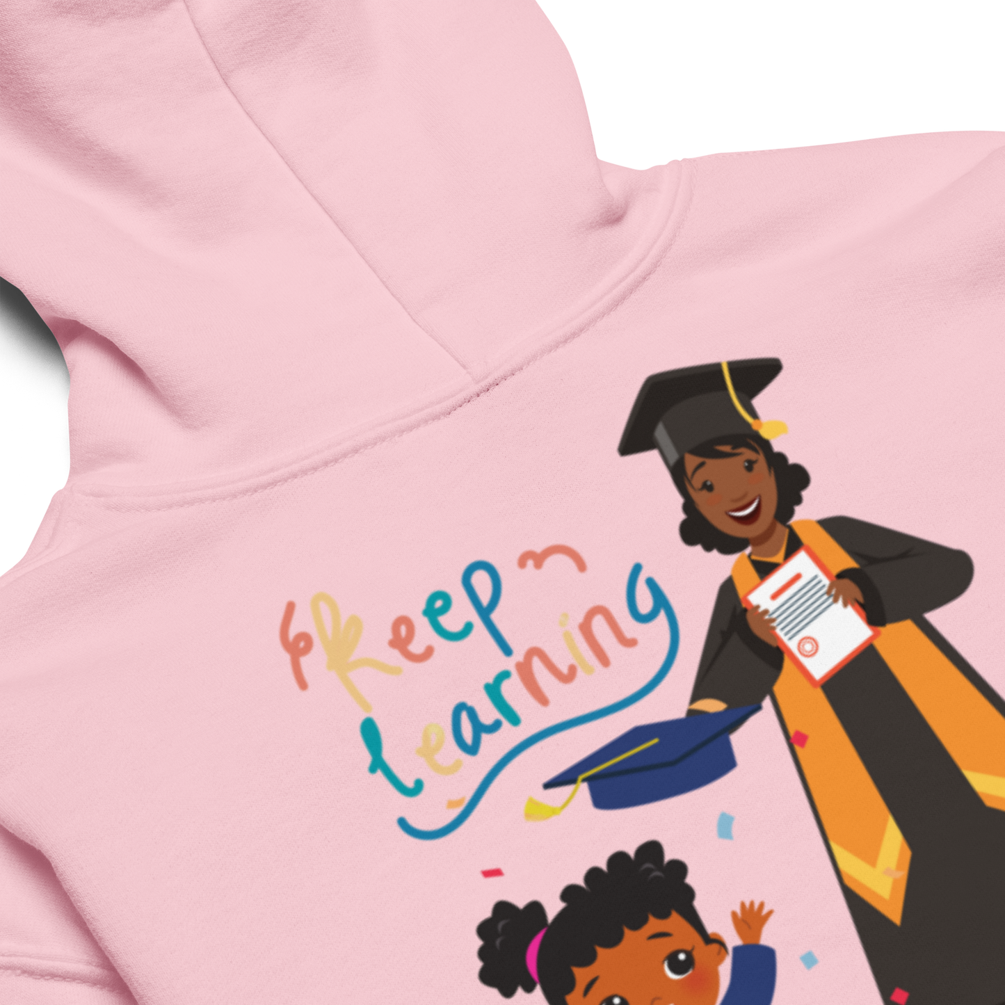 Future HBCU Graduate "Keep Rising" Youth  Hoodie for Girls