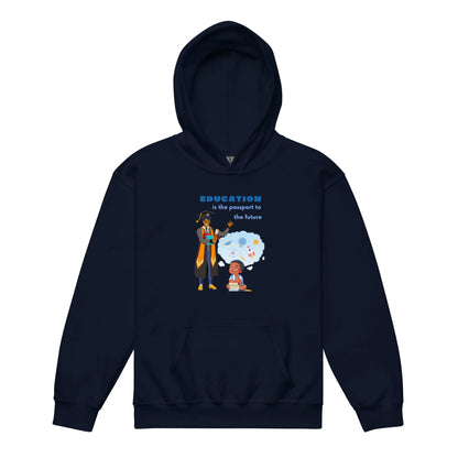 Education Is Key Youth Hoodie for Boys