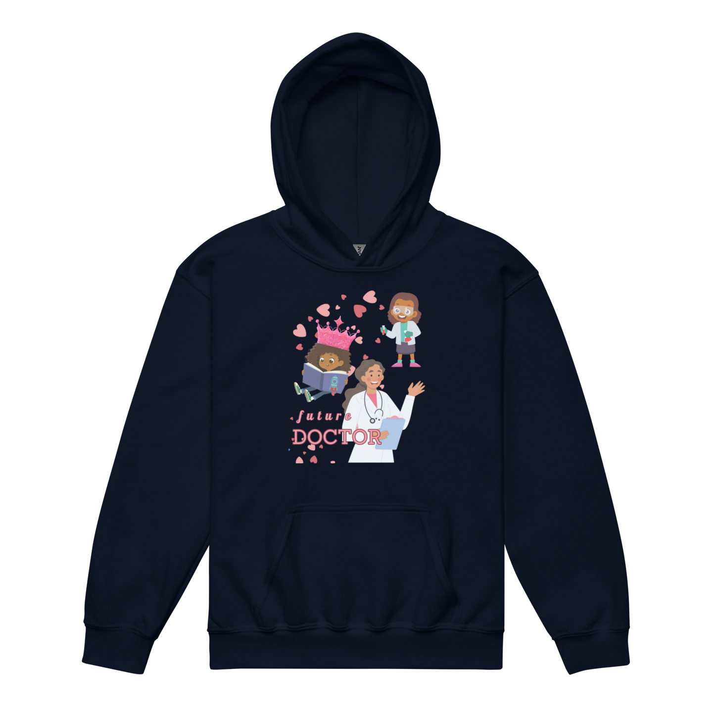 Future Doctor Youth  Hoodie for Girls