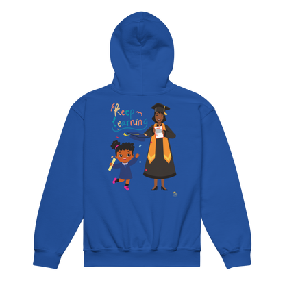 Future HBCU Graduate "Keep Rising" Youth  Hoodie for Girls