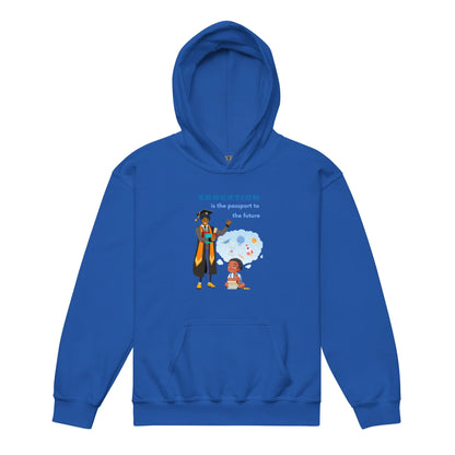 Education Is Key Youth Hoodie for Boys