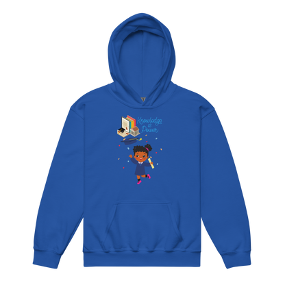 Knowledge Is Power Youth Hoodie for Girls