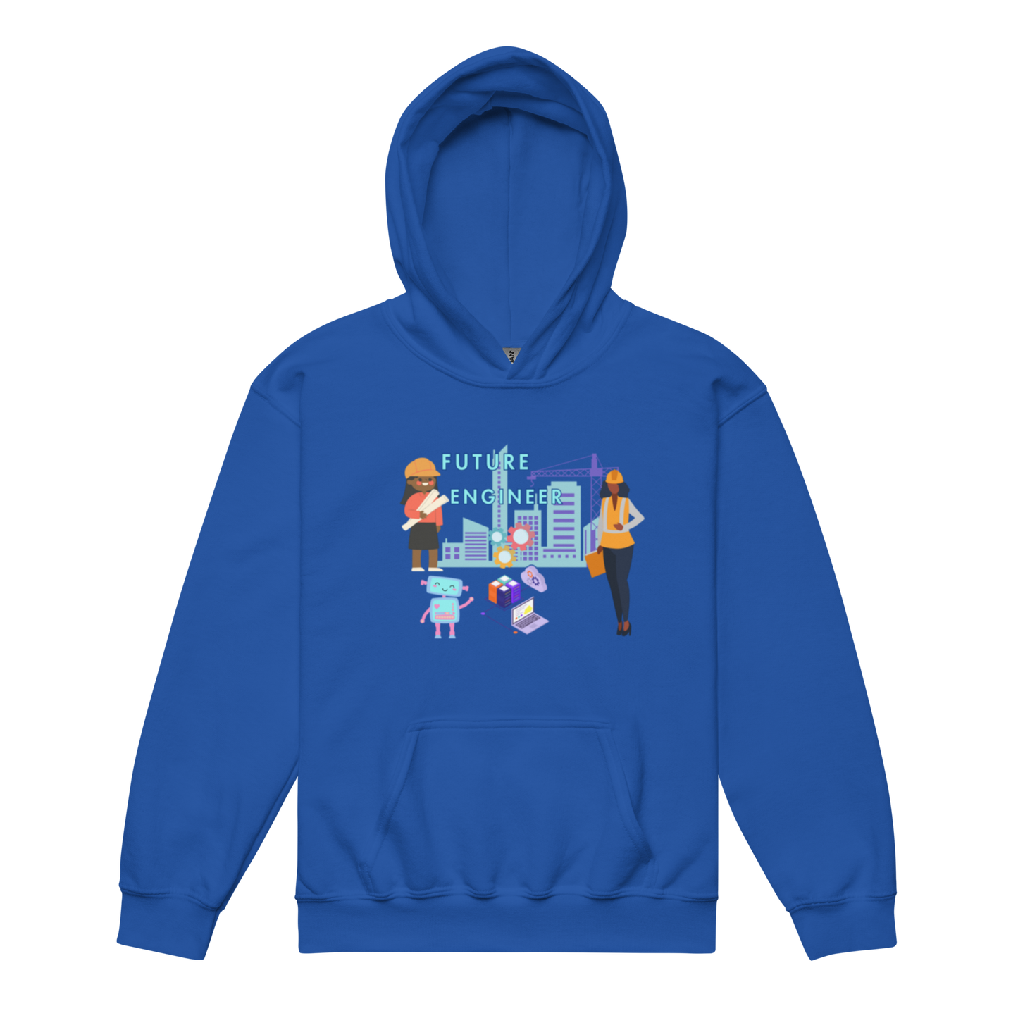 Future Engineer Youth  Hoodie for Girls