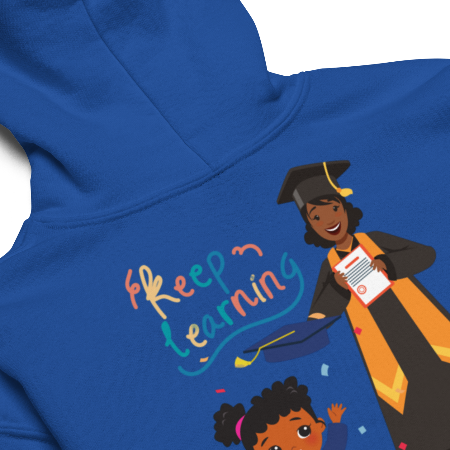 Future HBCU Graduate "Keep Rising" Youth  Hoodie for Girls