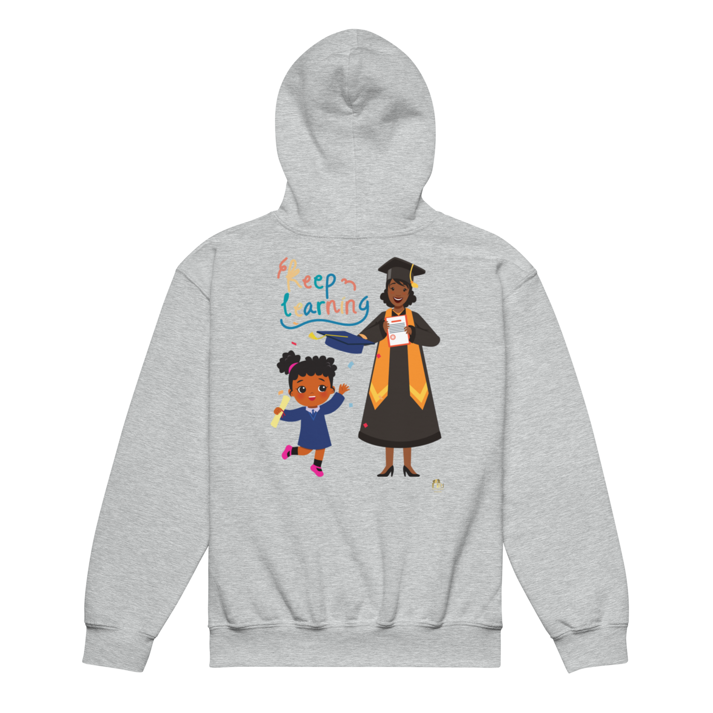 Future HBCU Graduate "Keep Rising" Youth  Hoodie for Girls