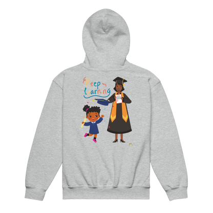 Future HBCU Graduate "Keep Rising" Youth  Hoodie for Girls