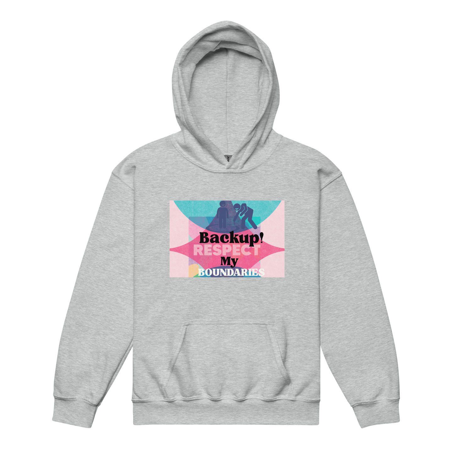 Respect My Boundaries – Heavy Blend Youth Unisex Hoodie