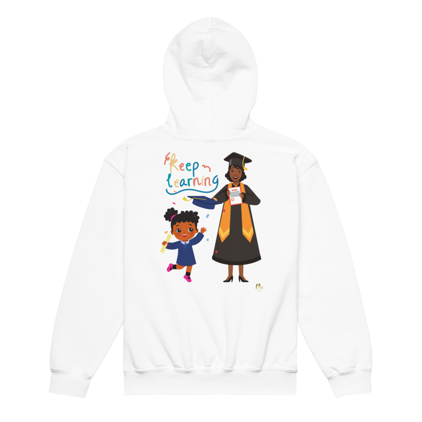 Future HBCU Graduate "Keep Rising" Youth  Hoodie for Girls