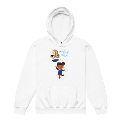 Knowledge Is Power Youth Hoodie for Girls