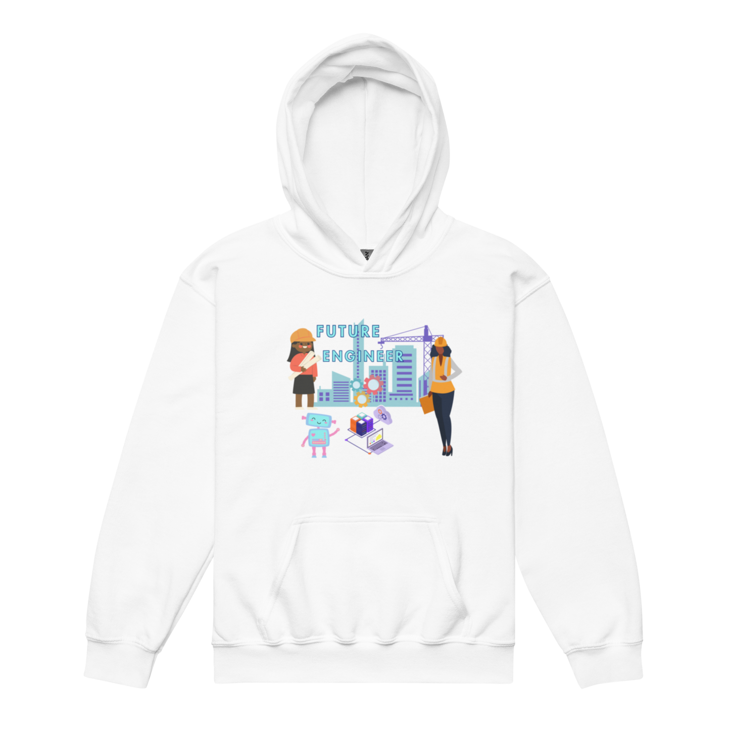 Future Engineer Youth  Hoodie for Girls