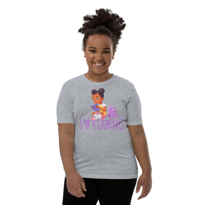 I Love Reading - Knowledge is Power Youth Tee for Girls