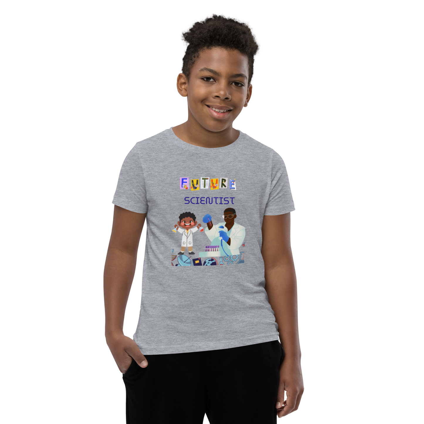 Future Scientist Youth Short Sleeve Tee for Boys