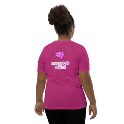 I Love Reading - Knowledge is Power Youth Tee for Girls