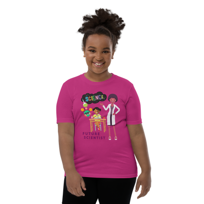 Future Scientist Youth Short Sleeve Tee for Girls