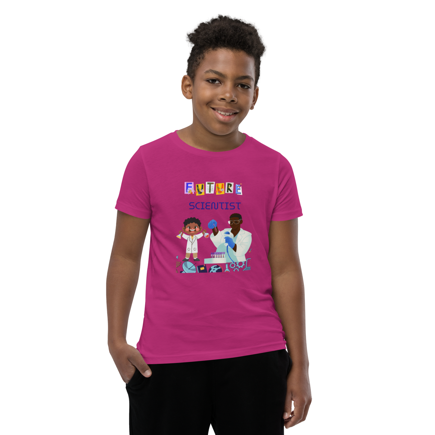 Future Scientist Youth Short Sleeve Tee for Boys