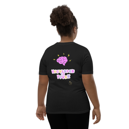 I Love Reading - Knowledge is Power Youth Tee for Girls
