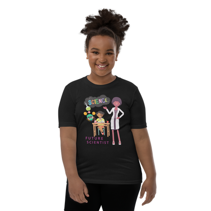 Future Scientist Youth Short Sleeve Tee for Girls