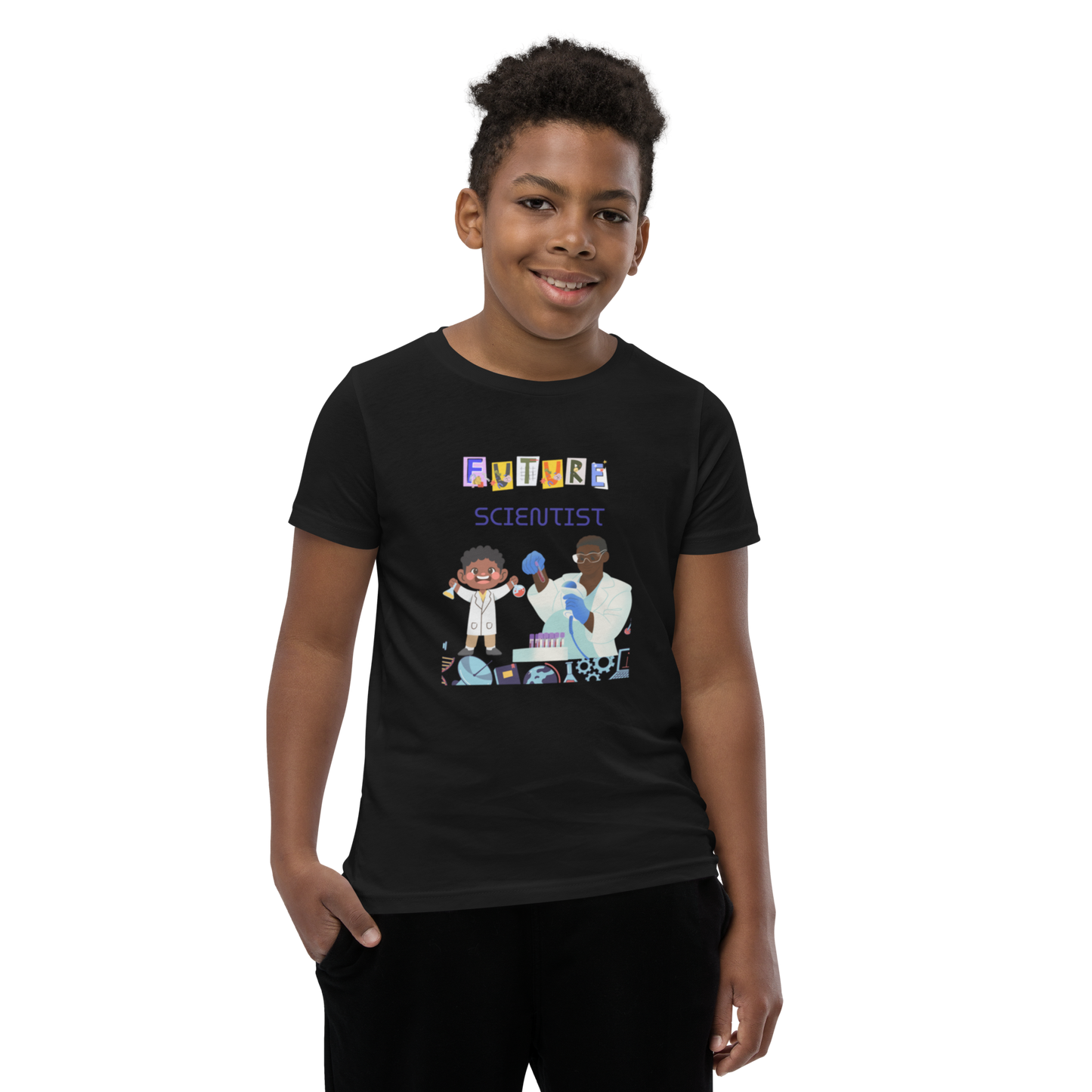 Future Scientist Youth Short Sleeve Tee for Boys