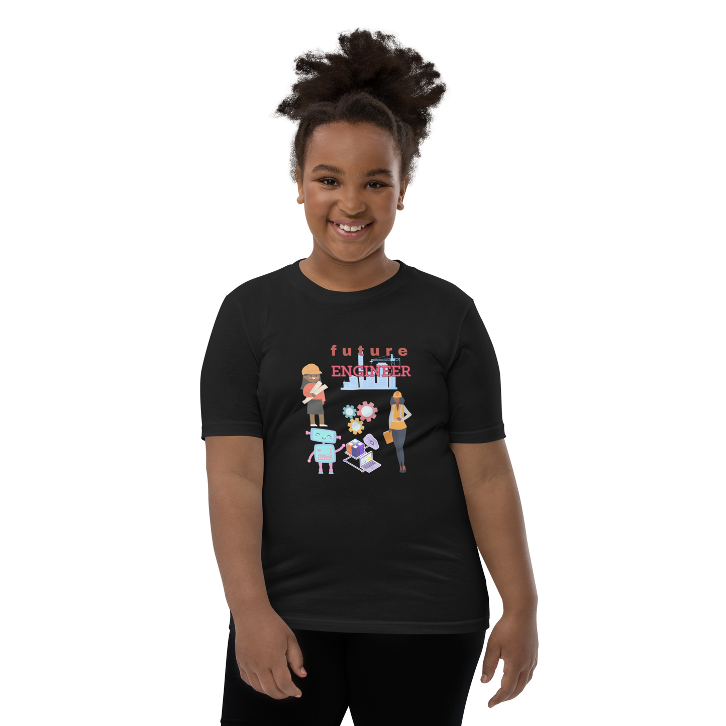 Future Engineer Youth Short Sleeve Tee for Girls