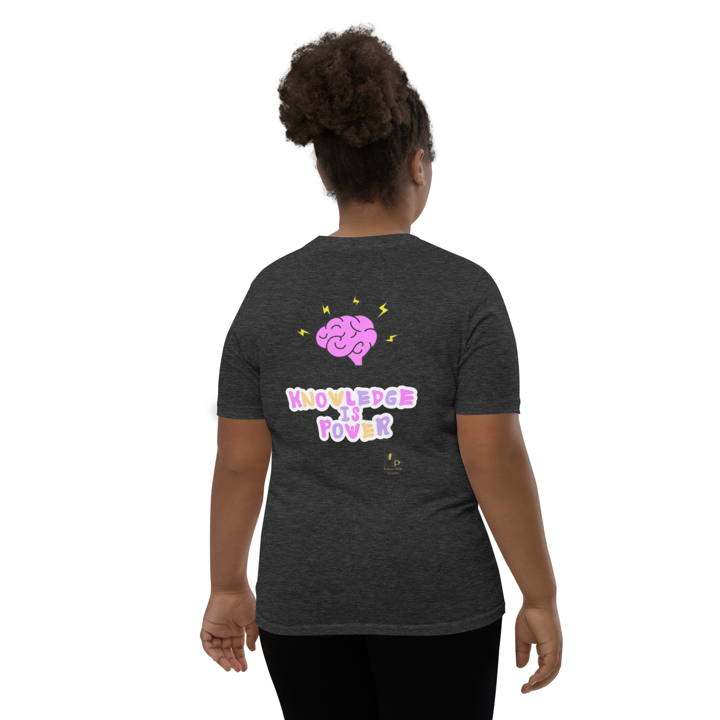 I Love Reading - Knowledge is Power Youth Tee for Girls