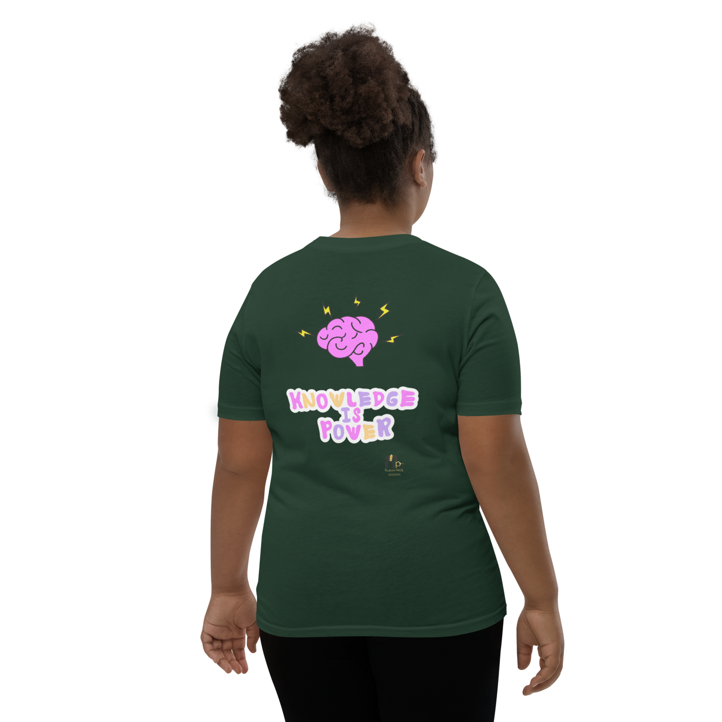 I Love Reading - Knowledge is Power Youth Tee for Girls