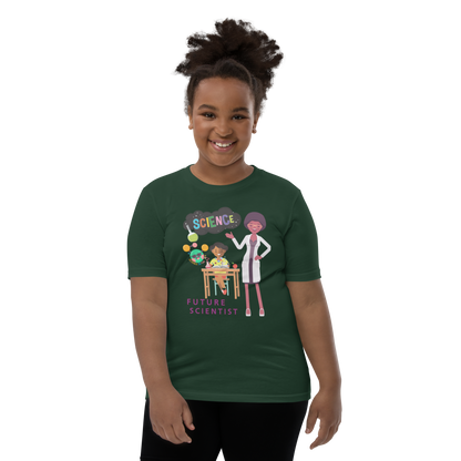 Future Scientist Youth Short Sleeve Tee for Girls