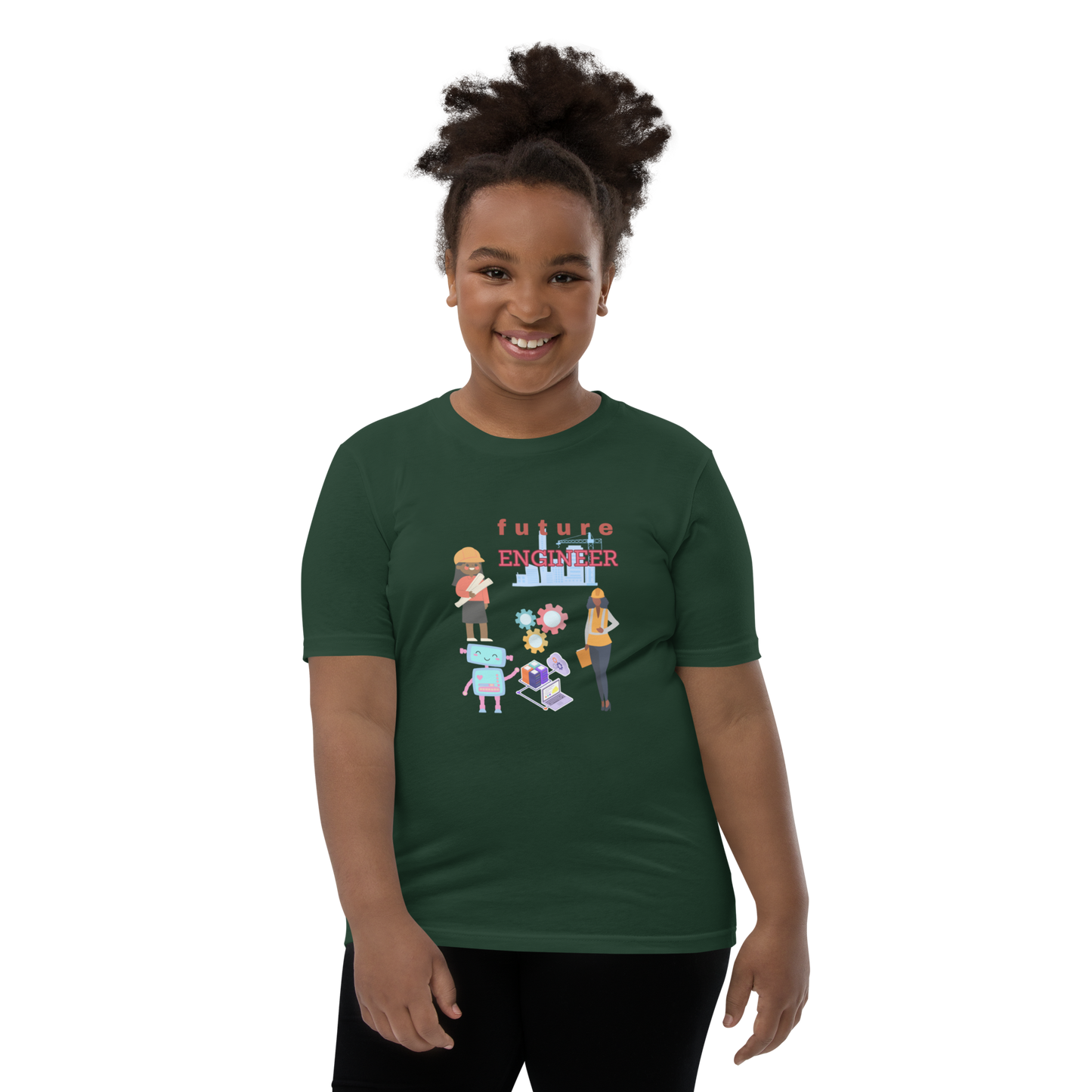 Future Engineer Youth Short Sleeve Tee for Girls