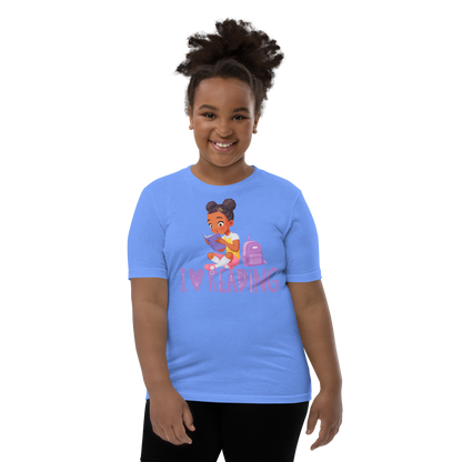 I Love Reading - Knowledge is Power Youth Tee for Girls