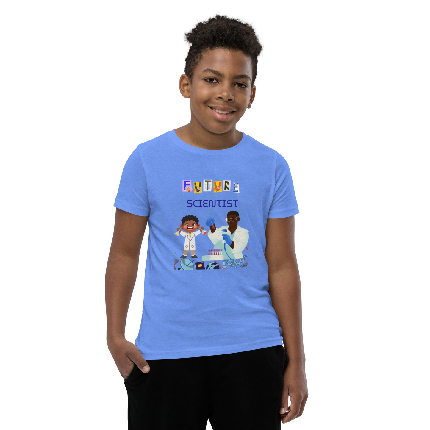 Future Scientist Youth Short Sleeve Tee for Boys
