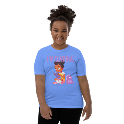 I Love Reading - Knowledge is Power Youth Tee for Girls