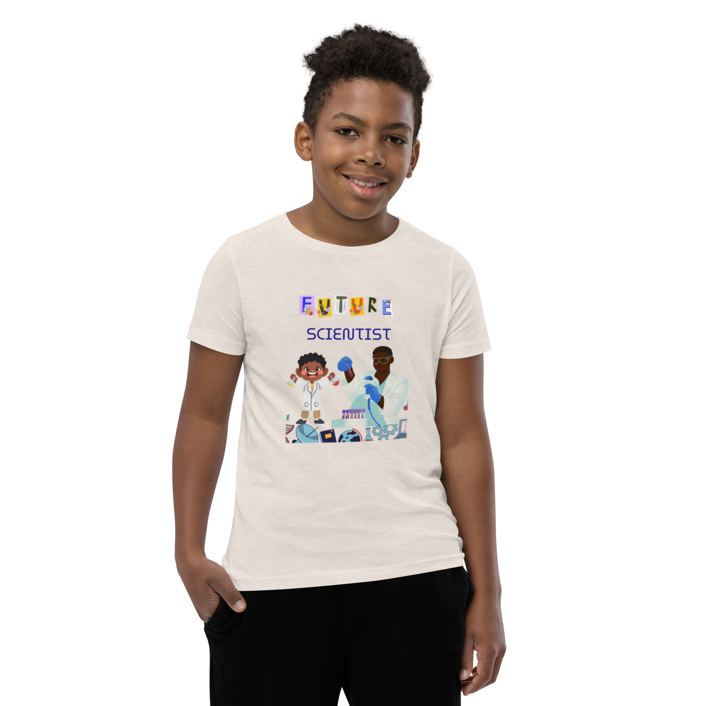 Future Scientist Youth Short Sleeve Tee for Boys
