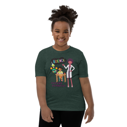 Future Scientist Youth Short Sleeve Tee for Girls