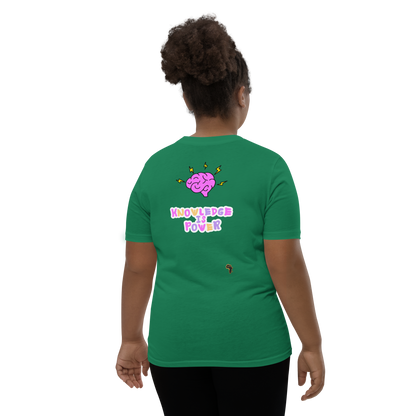 I Love Reading - Knowledge is Power Youth Tee for Girls