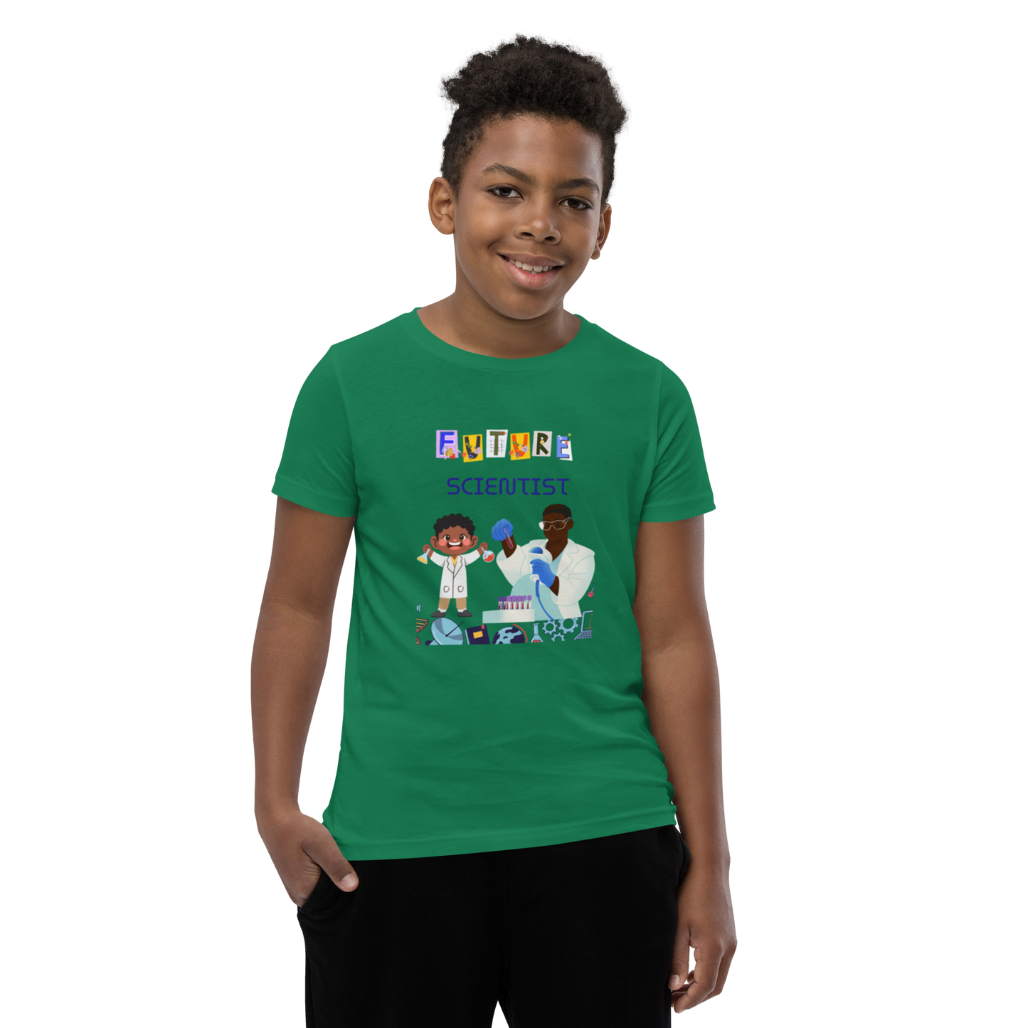 Future Scientist Youth Short Sleeve Tee for Boys