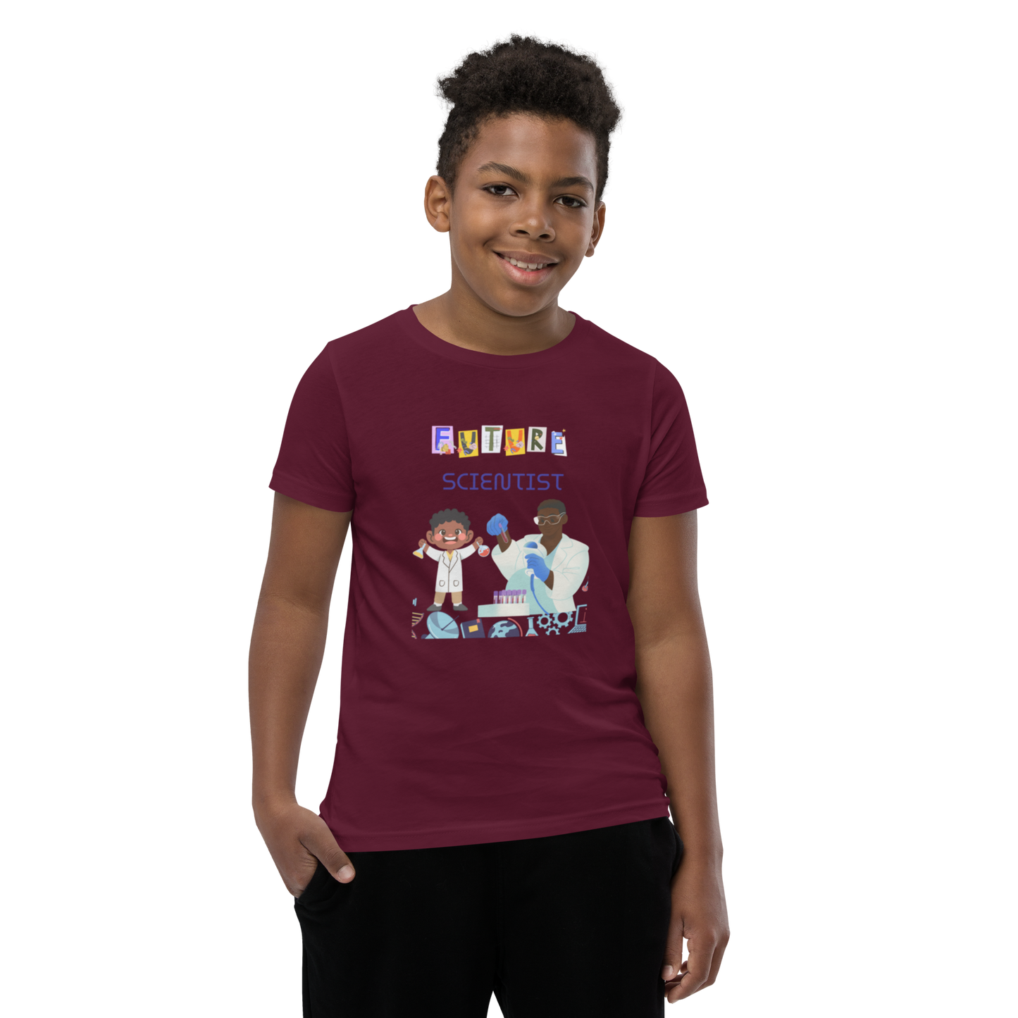 Future Scientist Youth Short Sleeve Tee for Boys