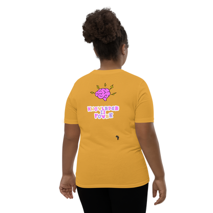 I Love Reading - Knowledge is Power Youth Tee for Girls