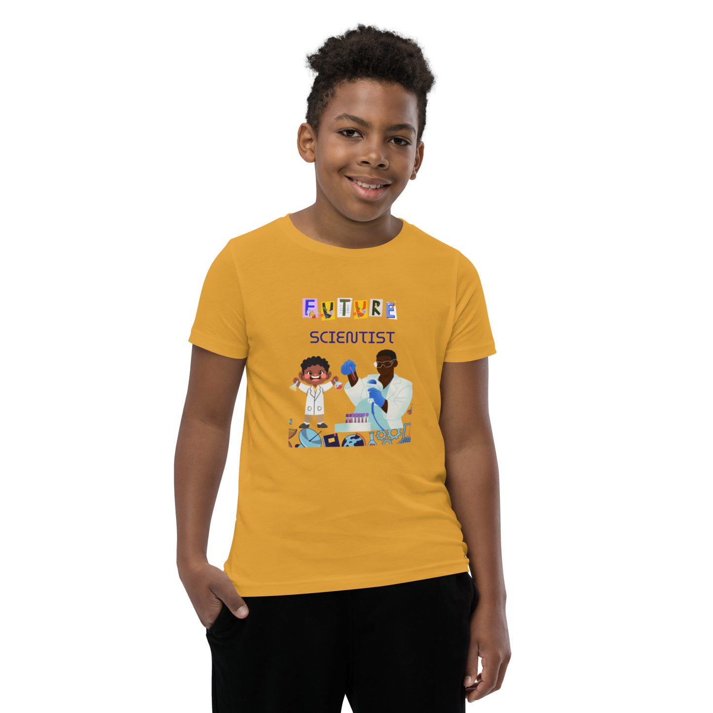 Future Scientist Youth Short Sleeve Tee for Boys