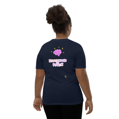 I Love Reading - Knowledge is Power Youth Tee for Girls