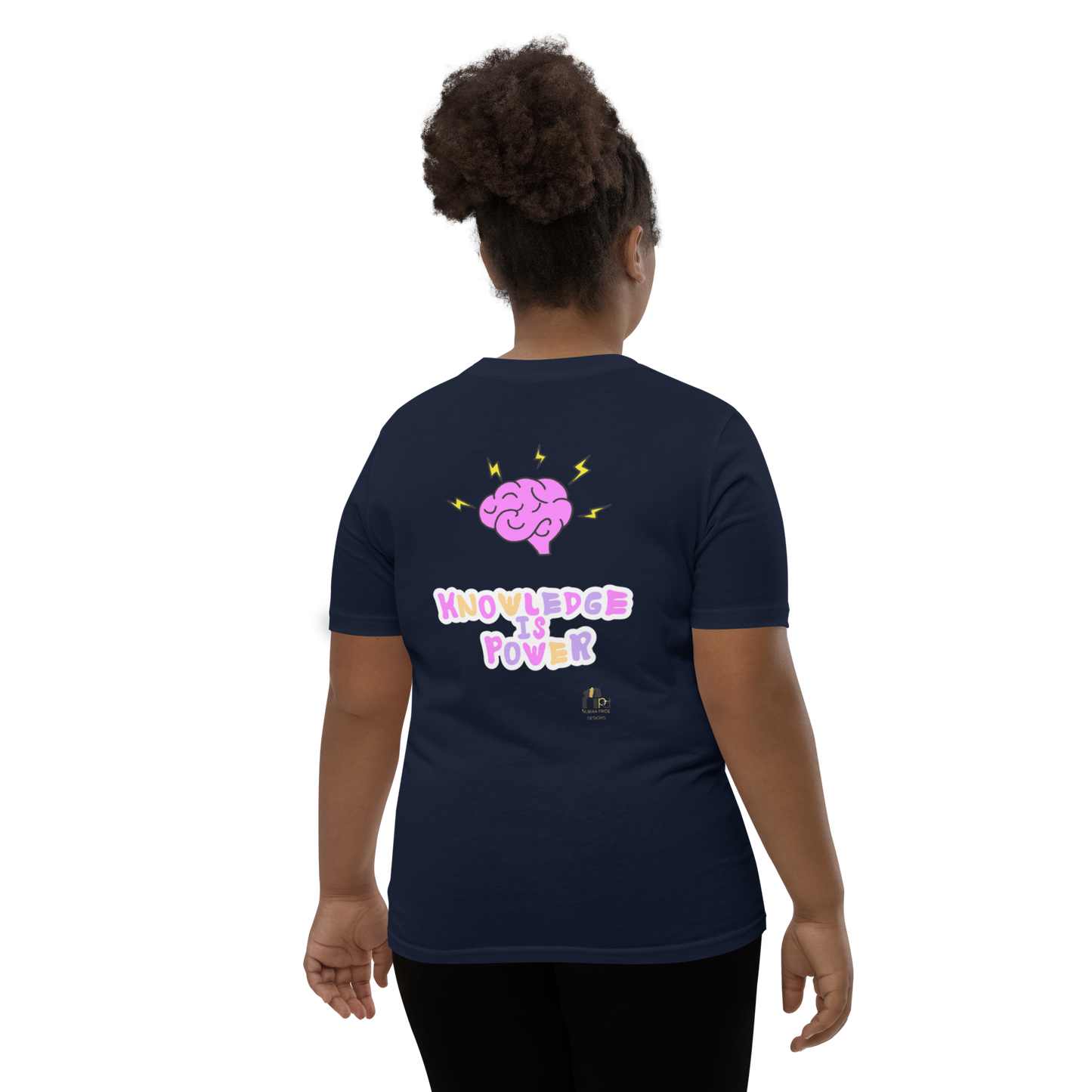I Love Reading - Knowledge is Power Youth Tee for Girls