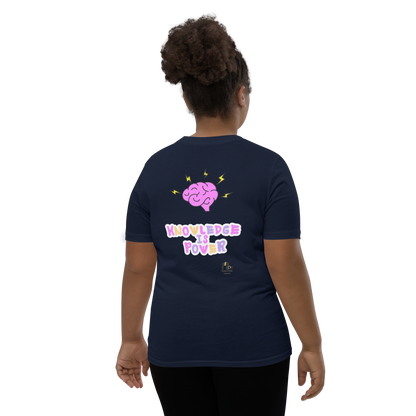 I Love Reading - Knowledge is Power Youth Tee for Girls