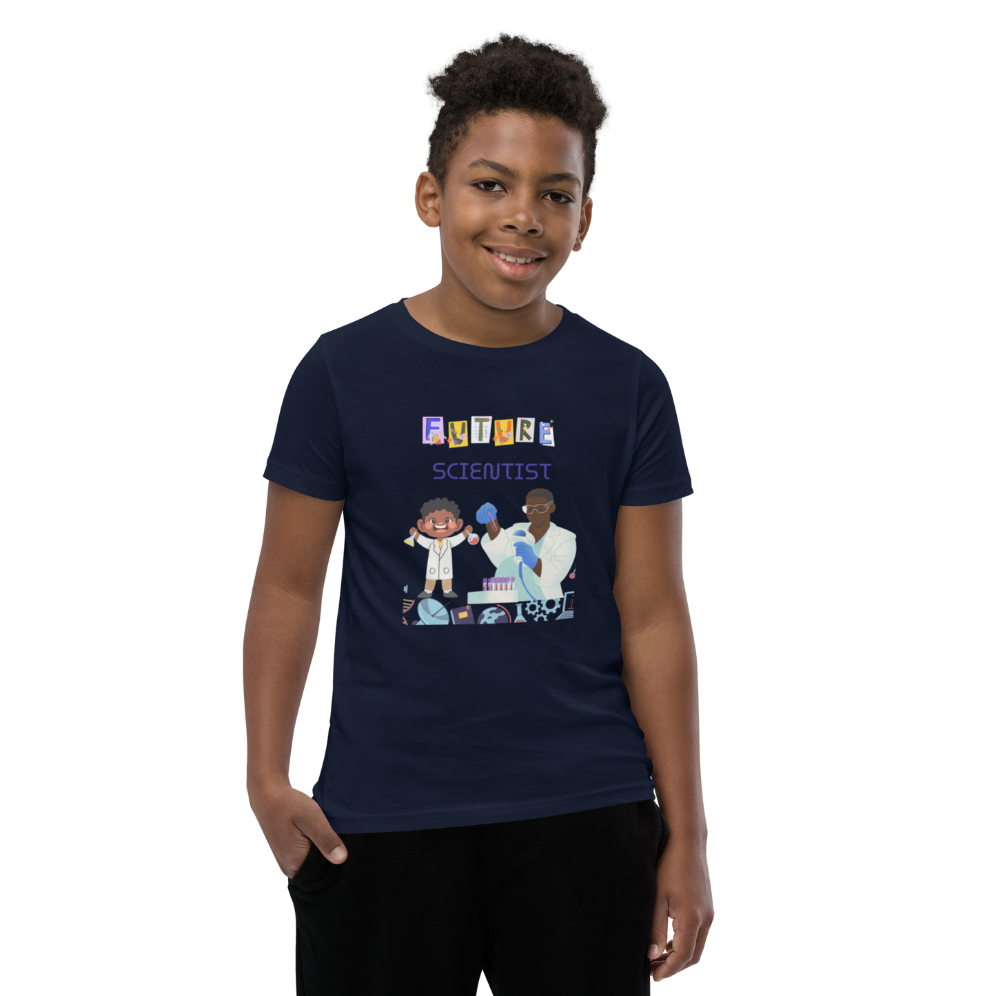 Future Scientist Youth Short Sleeve Tee for Boys