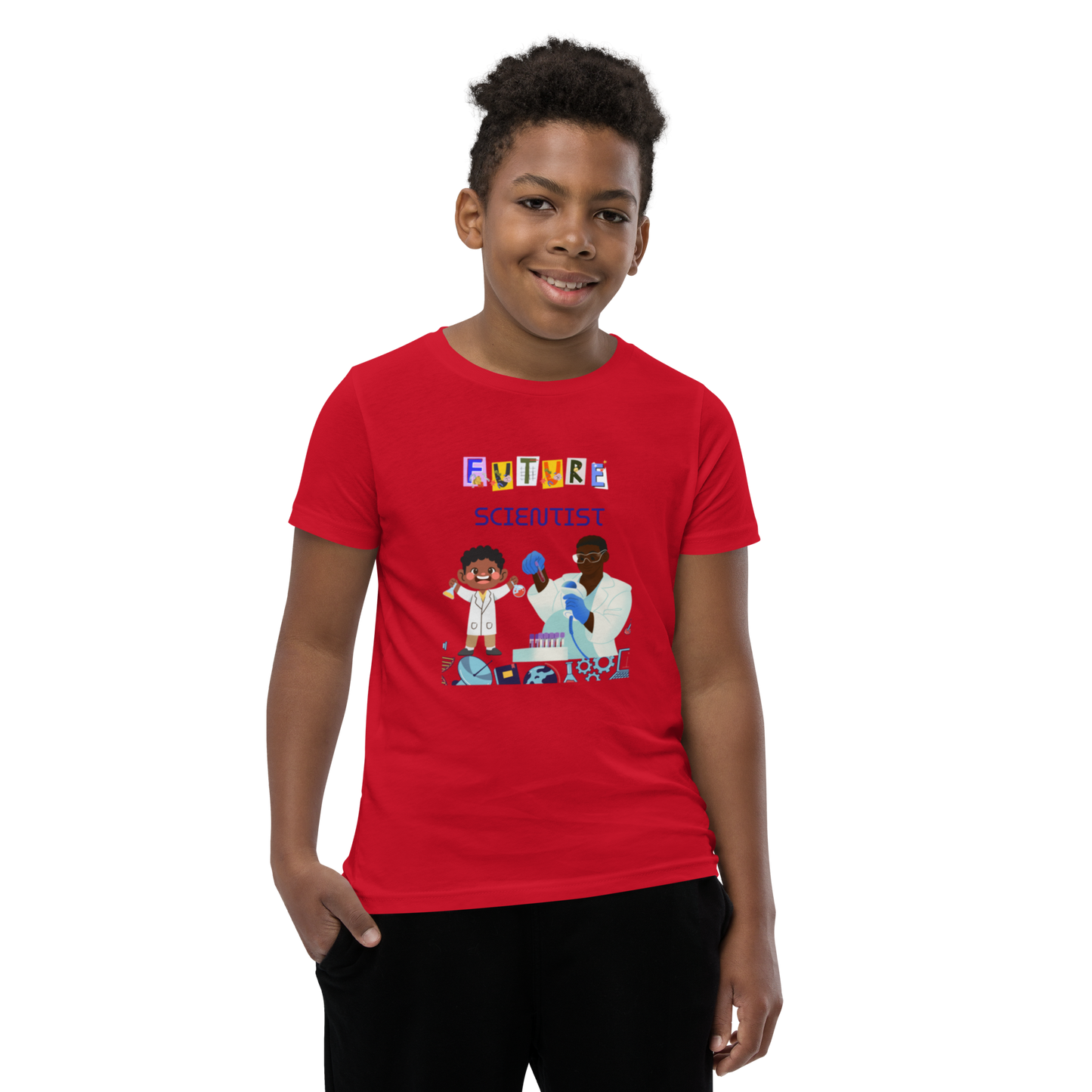 Future Scientist Youth Short Sleeve Tee for Boys