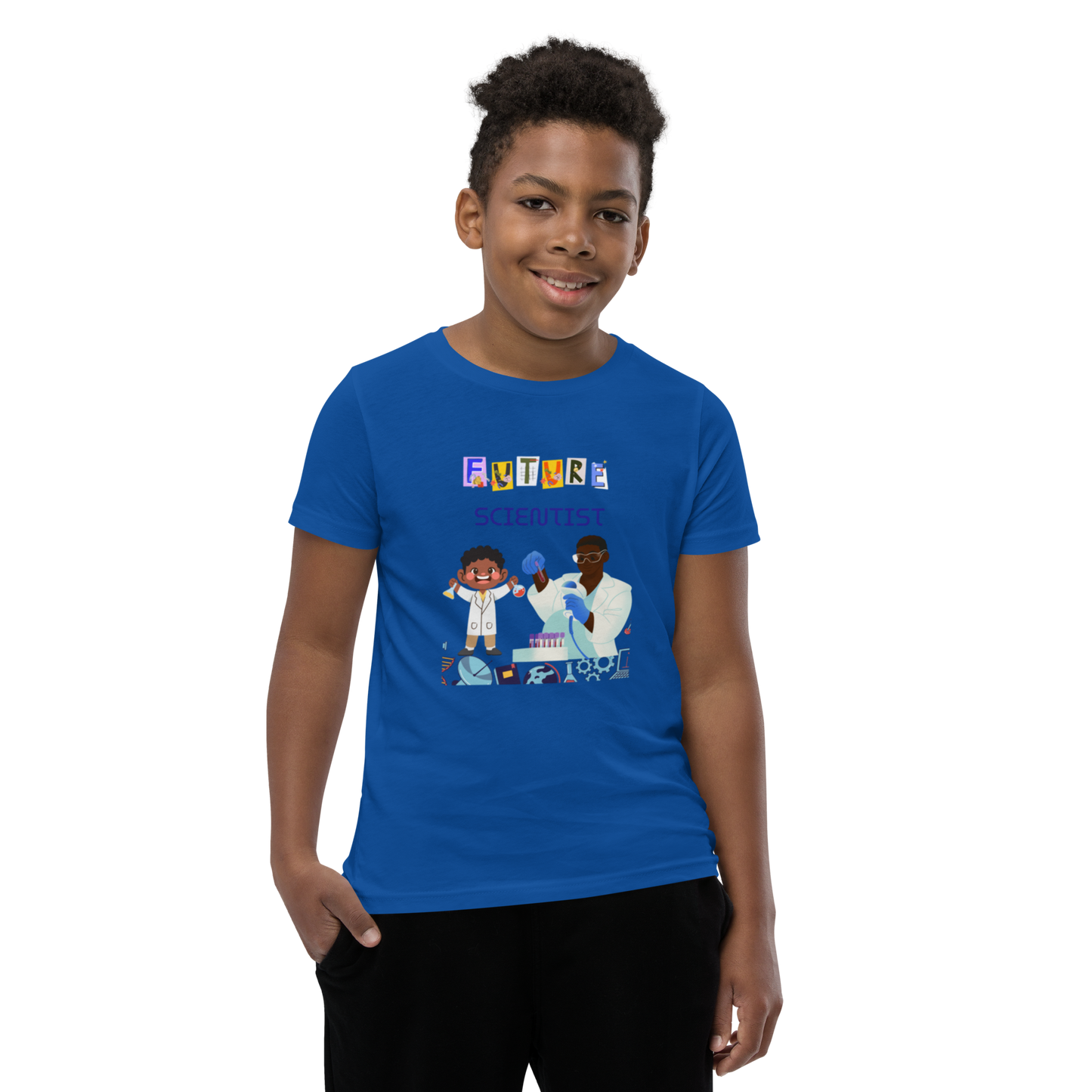 Future Scientist Youth Short Sleeve Tee for Boys
