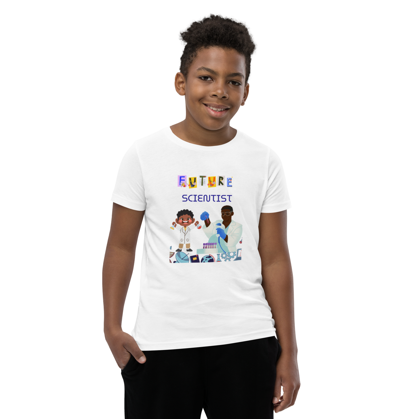 Future Scientist Youth Short Sleeve Tee for Boys